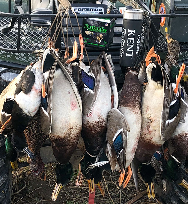 Dan Otway of Pitt Meadows Hunts in One of Our Blinds